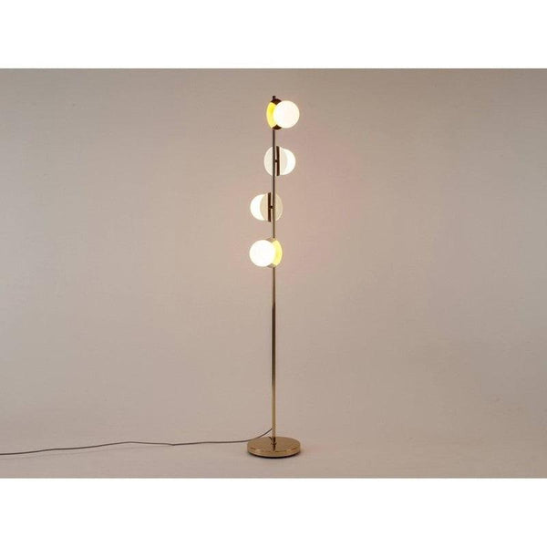 Opal Disk Floor Lamp