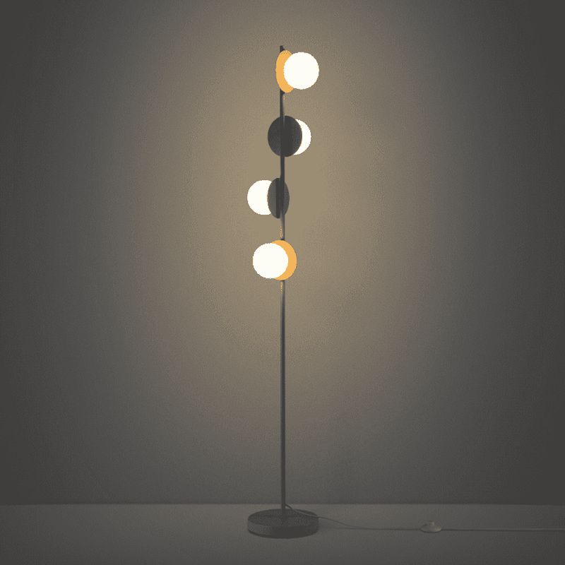 Opal Disk Floor Lamp-Houseof.-Brass-nirohome