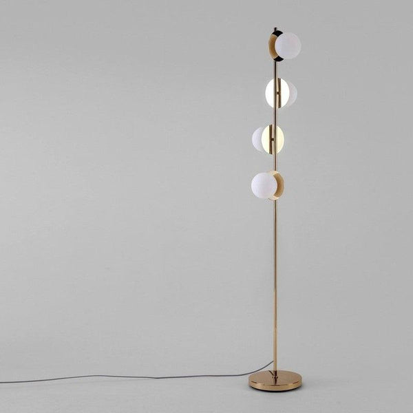 Opal Disk Floor Lamp