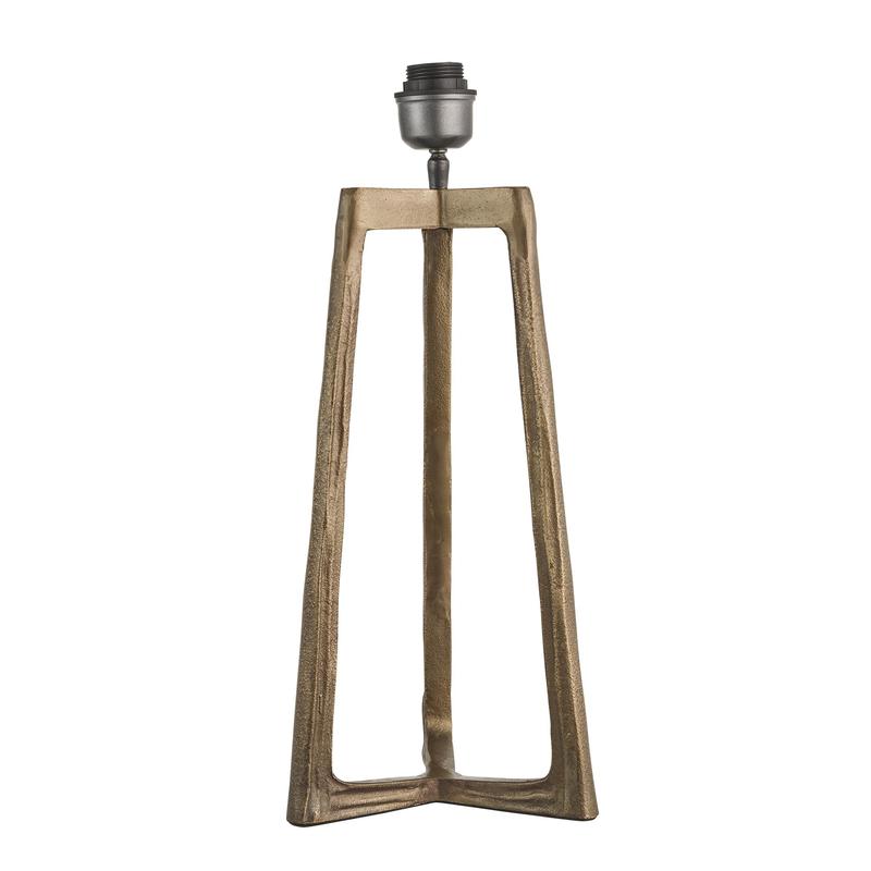 Ornate Tripod Table Lamp-Industville-Brass-No Shade - Base Only-nirohome