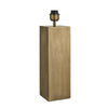 Pillar Square Table Lamp-Industville-Brass-Base Only - No Shade-nirohome