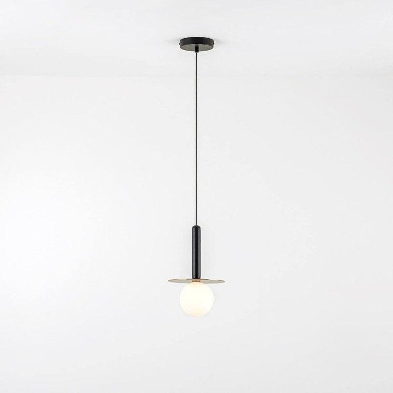 Plate Pendant Light-Houseof.-Charcoal-nirohome