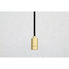 Pori Minimalist Brass LED Pendant Spotlight-Mullan Lighting-Polished Brass-100cm-nirohome