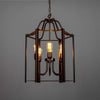 Portroe Indoor Hanging Lantern Chandelier - 4-6 Light-Mullan Lighting-Powder-Coated Bronze-Four Light-100cm-nirohome