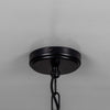 Portroe Indoor Hanging Lantern Chandelier - 4-6 Light-Mullan Lighting-Powder- Coated Matte Black-Four Light-100cm-nirohome