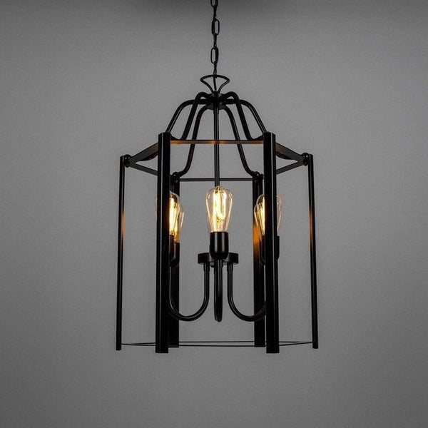 Portroe Indoor Hanging Lantern Chandelier - 4-6 Light