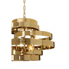 Quinn Cascading Gold Chandelier-Niro Home-4 Bulb-nirohome