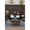 Quinn Cascading Gold Chandelier-Wrenford & Co.-4 Bulb-nirohome