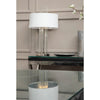 Randell Asymmetric Glass Rod Art Deco Table Lamp With Fabric Shade-Niro Home-nirohome