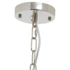 Reed Nickel Finish Fluted Glass Chandelier-Wrenford & Co.-nirohome