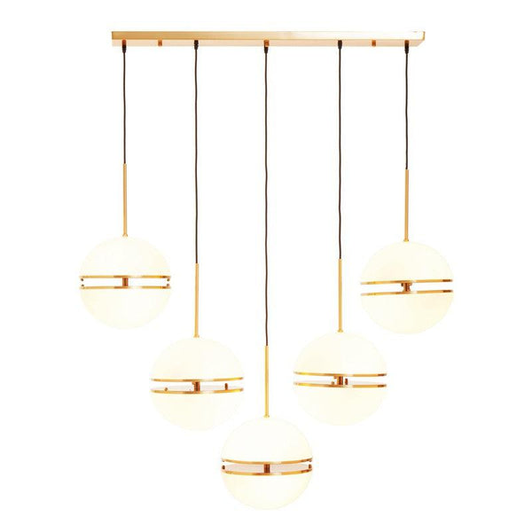 Reid Linear 5 Sphere Ceiling Light