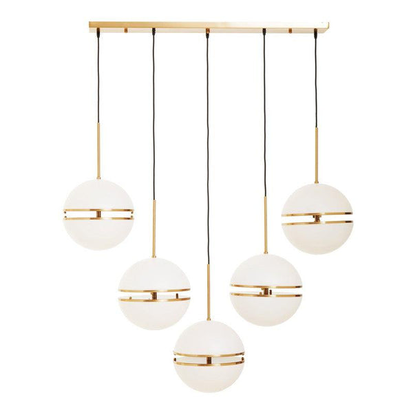 Reid Linear 5 Sphere Ceiling Light