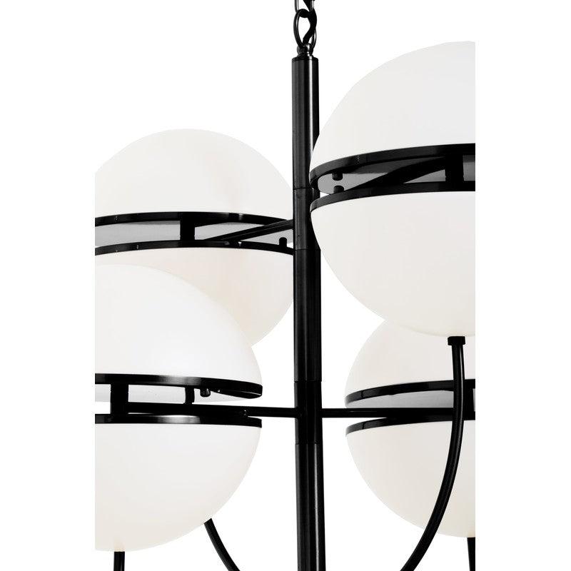 Reid Modern 4 Sphere Chandelier-Niro Home-Black-nirohome