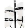 Reid Modern 4 Sphere Chandelier-Wrenford & Co.-Black-nirohome