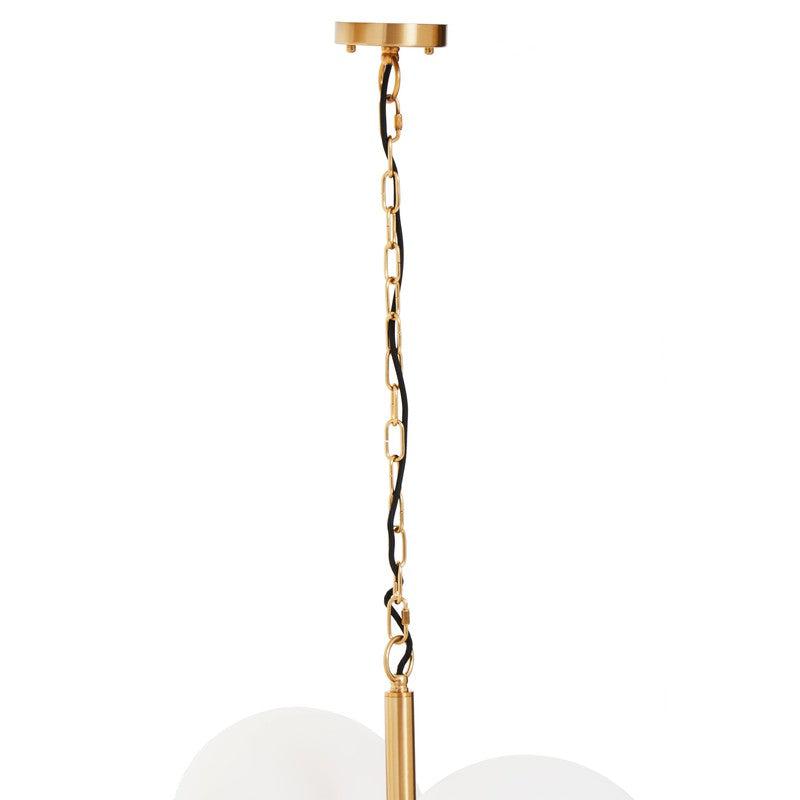 Reid Modern 4 Sphere Chandelier-Wrenford & Co.-Black-nirohome