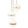 Reid Triple Sphere Pendant Light-Wrenford & Co.-Brass-nirohome