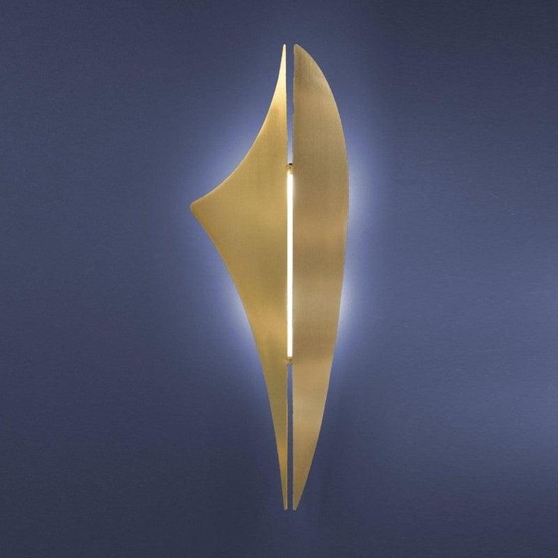 Rey Wall Light in Brushed Brass-Arcform-nirohome