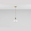 Ribbed Clear Glass shade Pendant-Houseof.-nirohome