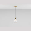 Ribbed Clear Glass shade Pendant-Houseof.-nirohome