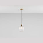 Ribbed Clear Glass shade Pendant-Houseof.-nirohome