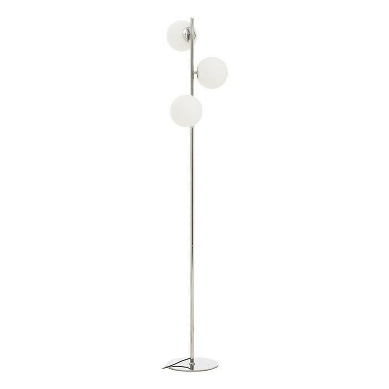 Rios Triple Opal Glass Shade Chrome Floor Lamp-Niro Home-nirohome