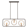 Rivas 3 Bulb Iron Frame Chandelier-Niro Home-nirohome