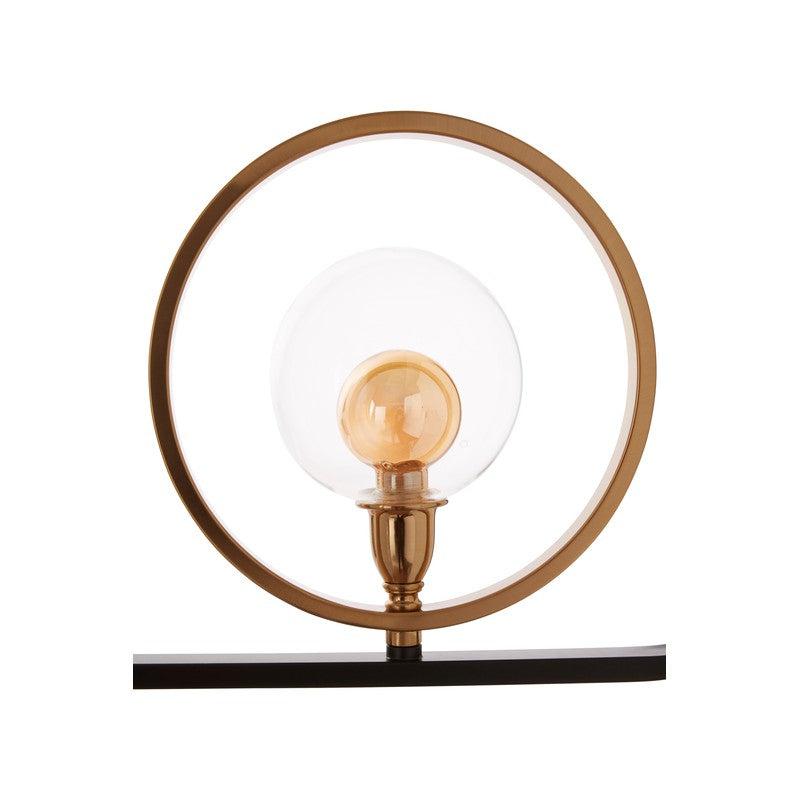 Rivas 3 Bulb Iron Frame Chandelier-Wrenford & Co.-nirohome
