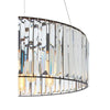 Romero 5 Bulb Glass Rod Chandelier-Niro Home-nirohome