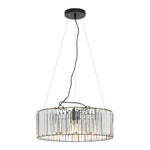 Romero 5 Bulb Glass Rod Chandelier-Niro Home-nirohome