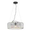 Romero 5 Bulb Glass Rod Chandelier-Wrenford & Co.-nirohome