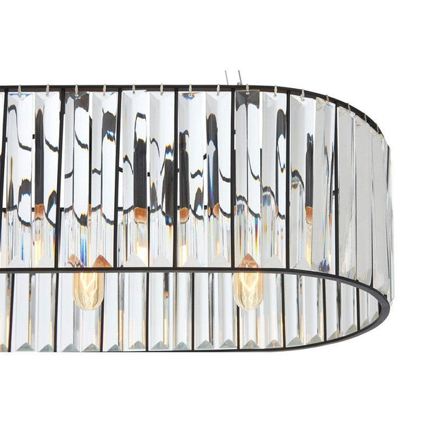 Romero Large Oval Glass Ceiling Light