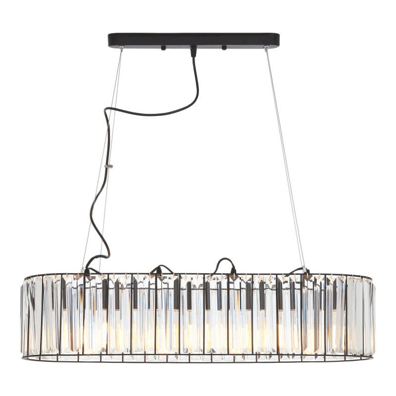 Romero Large Oval Glass Ceiling Light-Niro Home-nirohome