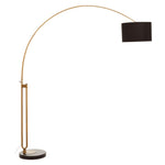 Rose Antique brass Large Arc Floor Lamp-Niro Home-nirohome