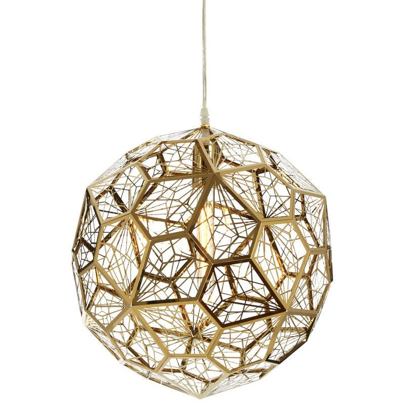 Roth Gold Geometric Pendant Light-Niro Home-nirohome