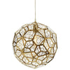Roth Gold Geometric Pendant Light-Wrenford & Co.-nirohome