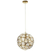 Roth Gold Geometric Pendant Light-Wrenford & Co.-nirohome