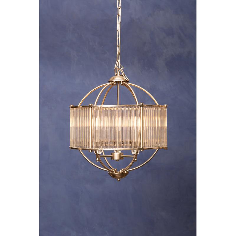 Rowland Globe Shaped Glass Pendant Light-Niro Home-nirohome