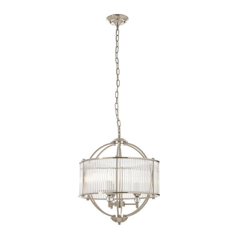Rowland Globe Shaped Glass Pendant Light-Wrenford & Co.-nirohome