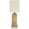 Ruiz Gold Patterned Table Lamp With Marble Base & Fabric Shade-Niro Home-nirohome