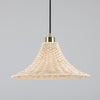 Savannah Large Bell Shaped Rattan Pendant Light 34.5cm-Mullan Lighting-Antique Brass-100cm-nirohome