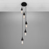 Seoul Cluster Chandelier-Mullan Lighting-Antique Brass-Clear Teardrop-nirohome