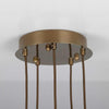 Seoul Cluster Chandelier-Mullan Lighting-Antique Brass-Clear Teardrop-nirohome