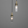 Seoul Cluster Chandelier-Mullan Lighting-Antique Brass-Clear Teardrop-nirohome