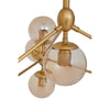 Serena 10 Bulb Abstract Ceiling Light-Niro Home-Gold-nirohome