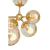Serena 12 Bulb Abstract Chandelier-Wrenford & Co.-Gold-nirohome