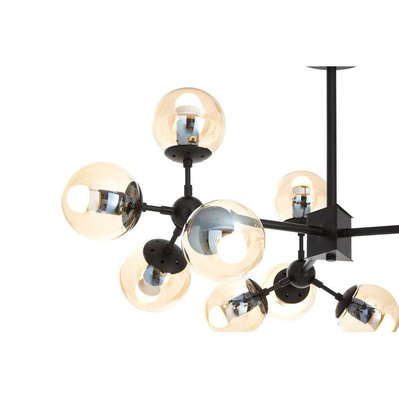 Serena 12 Bulb Abstract Chandelier-Wrenford & Co.-Gold-nirohome
