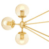 Serena 15 Bulb Abstract Ceiling Light-Wrenford & Co.-Gold-nirohome