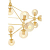 Serena 15 Bulb Abstract Ceiling Light-Wrenford & Co.-Gold-nirohome