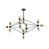 Serena 15 Bulb Abstract Ceiling Light-Wrenford & Co.-Gold-nirohome
