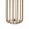 Serrano Gold Caged Table Lamp With Fabric Shade-Wrenford & Co.-nirohome